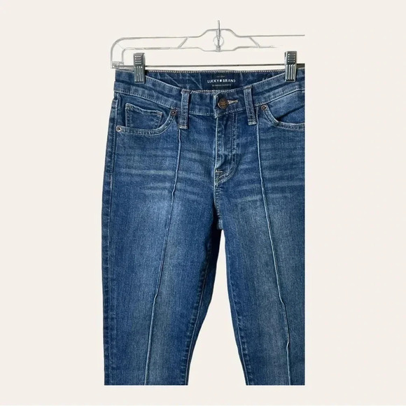 Women’s LUCKY BRAND MEDIUM WASH DENIM JEANS SIZE 0/25 - Picture 4 of 10